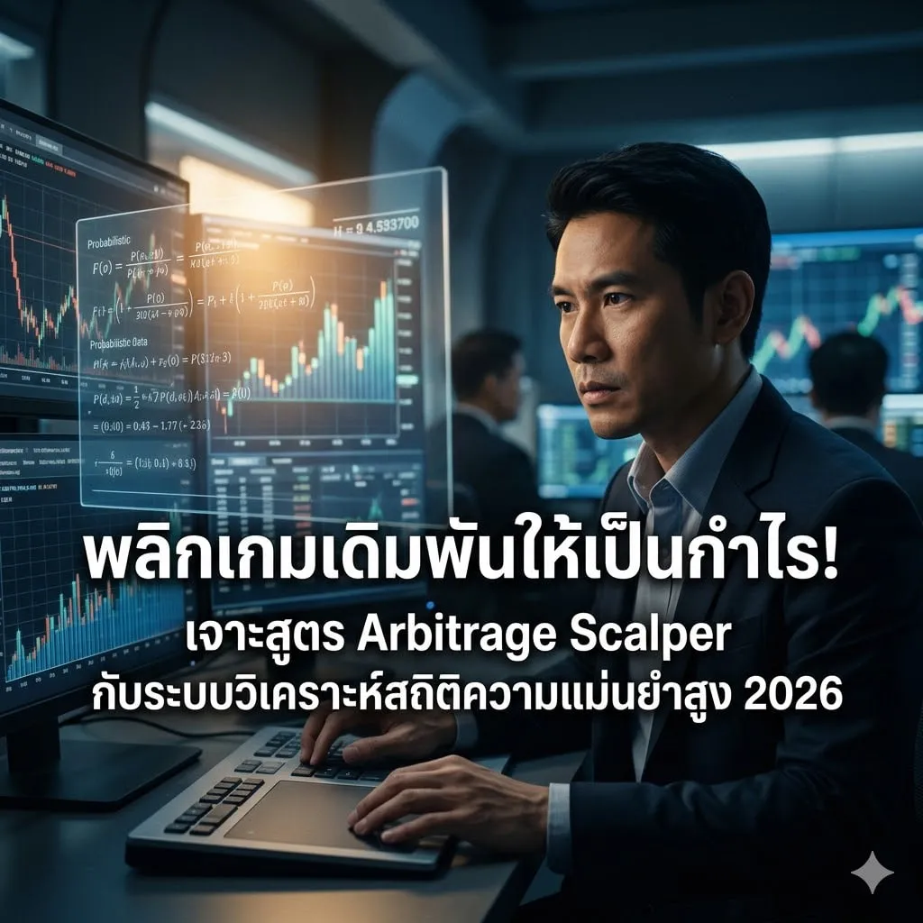 พลิกเกมเดิมพันให้เป็นกำไร! เจาะสูตร Arbitrage Scalper กับระบบวิเคราะห์สถิติความแม่นยำสูง 2026