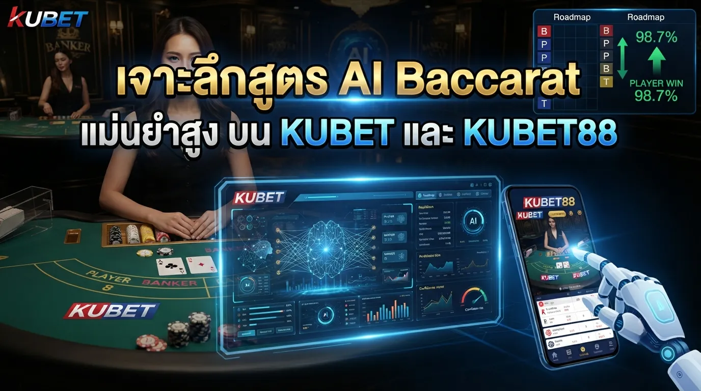 เจาะลึกสูตร ai baccarat แม่นยำสูง บนแพลตฟอร์ม KUBET และ KUBET88