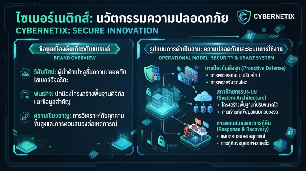 ความปลอดภัยและระบบการใช้งาน
